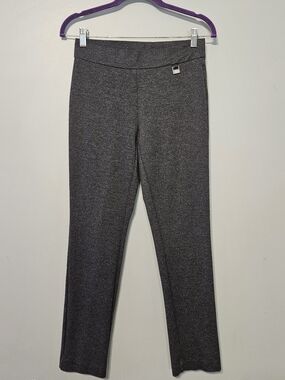 Rafaella Black and Charcoal Knit Comfort Pants